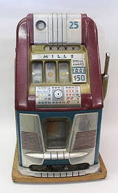 Vintage Mills 50c Slot Machine