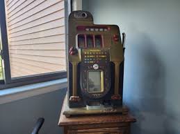 Antique 1946s Mills Golden Falls 5 Cent Slot Machine 100 ...