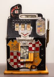 1933 Mills Mystery 5 Cent Castle Shot Machine | Cottone ...