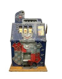 Antique Mills Novelty Nickel Slot Machine.