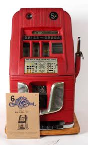 Sold at Auction: Criss-Cross Three Bells Slot Machine