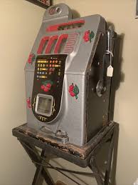 Antique Mills 10 cent Black Cherry Slot Machine Vtg Coin Op Trade Stimulator | eBay