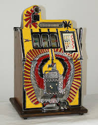Sold at Auction: Antique Mills War Eagle 10 cent slot machine