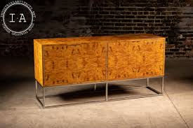 Vintage Bernhardt Flair Burl Modernist Credenza | eBay