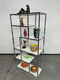 Mid-Century Modern Etagere in Chrome by Milo Baughman, 1960s ...