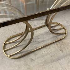 1970s Hollywood Regency Brass Console Table – Fig House Vintage