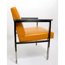 Mid Century Paddle Arm Chair After Nelson | Chairish