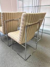 Vintage 1970s Set of 6 Dining Chairs Attributed to Milo Baughman for Thayer Coggin | Chairish