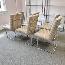 Vintage 1970's Set of 6 Dining Chairs by Milo Baughman for Thayer Cogg – The Swan's House