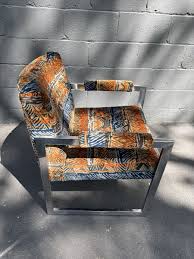 ADRIAN PEARSALL COMFORT DESIGNS CHROME CHAIR VINTAGE MCM ALL ...
