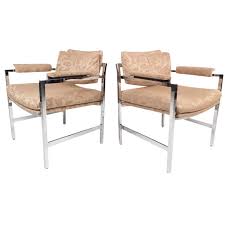 Mid-Century Modern Milo Baughman Style Armchairs - a Pair ...