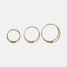 Gold Double Ring Candle Holder, Three sizes – Prairie in Bloom