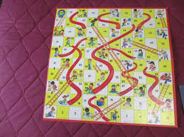 VINTAGE 1972 GAME BOARD FOR CHUTES AND LADDERS | eBay