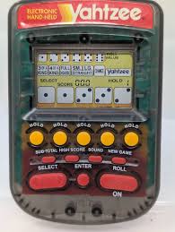 Yahtzee Electronic Handheld Game Clear Black Milton Bradley 1995 VTG 4511 WORKS 32244045110| eBay