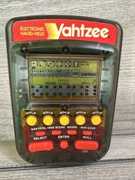 Vintage 1995 Milton Bradley Yahtzee Electronic Handheld Game Tested Works | eBay
