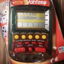 Milton Bradley Yahtzee Electronic Handheld - Clear Black for sale online | eBay