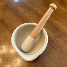 Williams Sonoma | Kitchen | New Mortar Pestle Genuine Porcelain Cookware Size 45 7oz Milton Brook | Poshmark