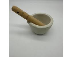 Vintage French Hand Blown La Verrerie De Biot Light Blue Glass Mortar and Pestle With Bubbles Throughtout/vintage MCM Kitchenware/tools - Etsy