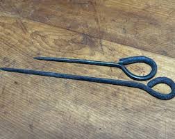 Primitive Cookstove Wood Fire Pokers. Blacksmith Forge ...