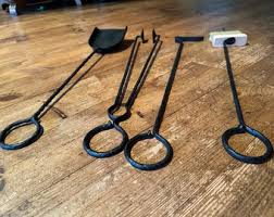 Wrought Iron Fireside 4 Piece Fireplace Companion Set ...