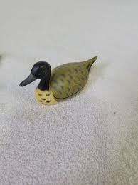 Lot of 3 Miniature Duck Decoy Figurines 3" Hong Kong plastic resin | eBay