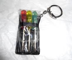 Mini Screwdriver Set Keychain with 3 Tools (2.5") Miniature ...