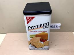 Vintage Nabisco Premium Saltine Crackers Tin with Lid | eBay