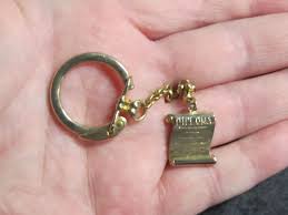 Vintage Replica Gold Scroll Diploma Keychain Graduation Grad ...