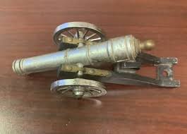 Miniature Military Canon Gun Cast Iron Metal Made in Italy Vintage | eBay
