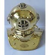 Amazon.com: NauticalMart 8" Copper Decorative Divers Helmet : Sports & Outdoors