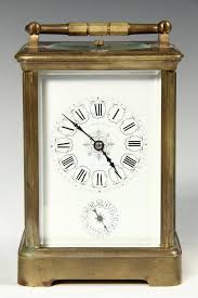 Lot - MINIATURE CARRIAGE CLOCK