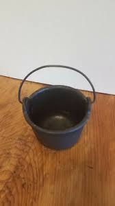 Vintage Cast Iron Mini Pot Kettle with Bail Handle Marked #5482 103.1 | eBay Australia