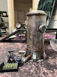 3D Print of Refinery Base for 28mm Wargaming by tameless