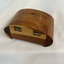 VTG MINI Rounded TRINKET / CEDAR BOX ROOSEVELT NATL PARK ...