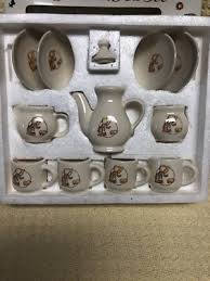 VINTAGE Summco Toy China Tea Set 12 Pcs Looks Like Holly Hobby. NIB | eBay