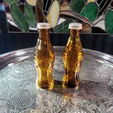 Vintage Coca-cola Salt & Pepper Shakers | Pick Your Style | Glass Coke Bottles | Plastic Vending Machine | Metal Canister Set With Caddy - Etsy