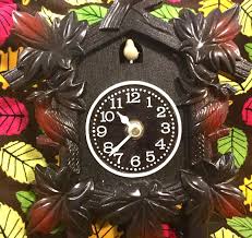 Cuckoo Clock Parts & Pieces (BROKEN) Plastic-acrylic/wall Mount/clock Face Dial DIY Craft Supply/"made in China"/vintage - Etsy Denmark