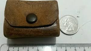 VINTAGE LILIPIT Miniature Dictionary LEIPZIG Leather Cover ...