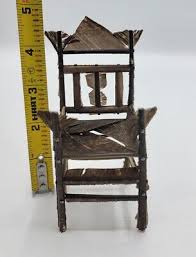 19th C. Miniature German Goose Feather Chair 5 In | eBay