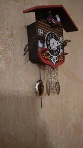 Vintage German miniature cuckoo clock. 1980s Working ...