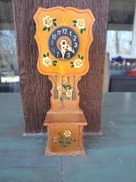 VTG Black Forest Miniature Grandfather Clock/ Germany | eBay