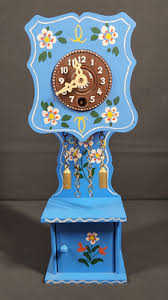 Vintage West Germany miniature wind up grandfather clock no ...