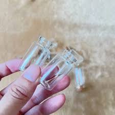 Tiny Glass Jars 60PCS /108PCS 8ML Mini Small Glass Bottles Cork Stopper Clear Wish Bottle Hanging Decoration Wedding Decor - AliExpress