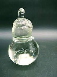 Clear Art Glass Pear Paperweight | eBay