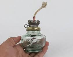 Antique Kerosene Lantern Lamp: Thick Clear Glass, Iron Collectible - Etsy Canada