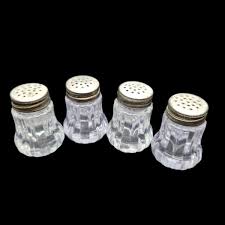 Lot of 10 Vintage Glass Individual Salt & Pepper Shaker ...