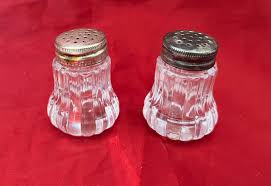 Lucite Salt & Pepper Shakers: Mid-century Hollywood Regency ...