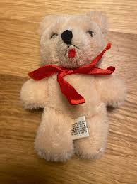 Vintage 1979 Rare DAKIN Bear 100% Wool Hair Holiday ...