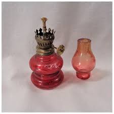 Miniature Made in Hong Kong Oil Lamp. For Sale at Ruby Lane