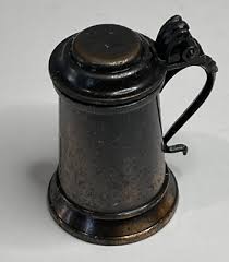 Lot 4 Vintage Miniature Metal Doll House Early American Stein Pitcher Cup Jug | eBay